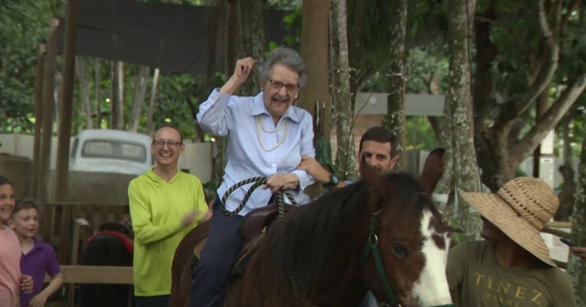 South Florida female saddles up to celebrate 102nd birthday