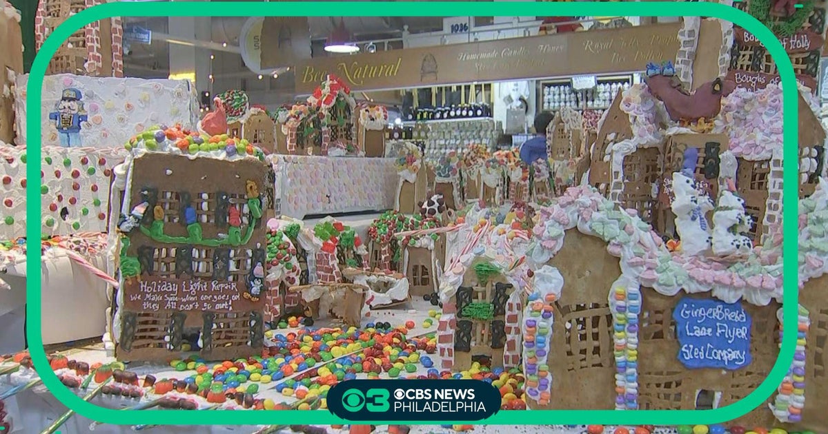 Gingerbread Lane opens at Philadelphia's Reading Terminal Market - CBS ...