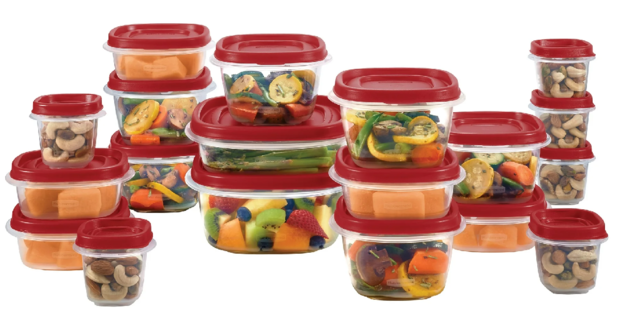 Rubbermaid Easy Find Vented Lids Food Storage Containers 