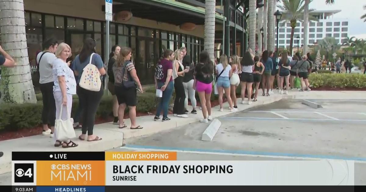 Traces of Black Friday consumers variety at Sawgrass Mills Shopping mall