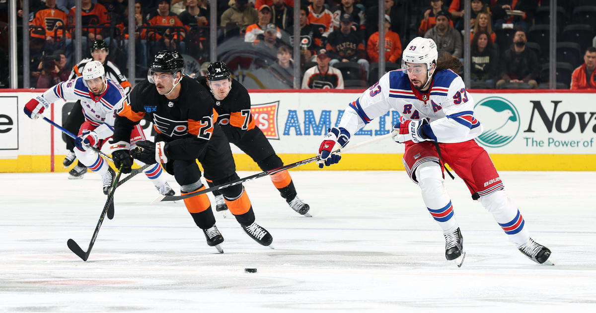 Flyers fall 3-1 to New York Rangers