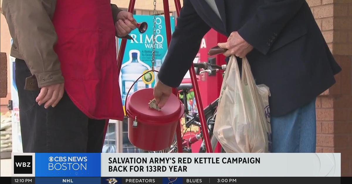 Salvation Army Kicks Off Annual Red Kettle Campaign - CBS Boston