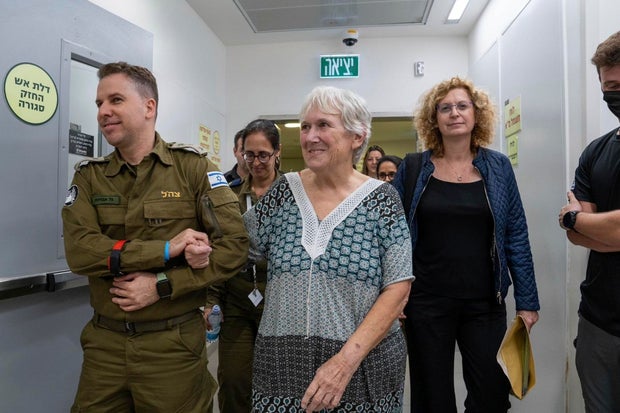 Margalit Moses, a released Israeli hostage