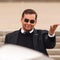 Congressman George Santos leaves court on Long Island 