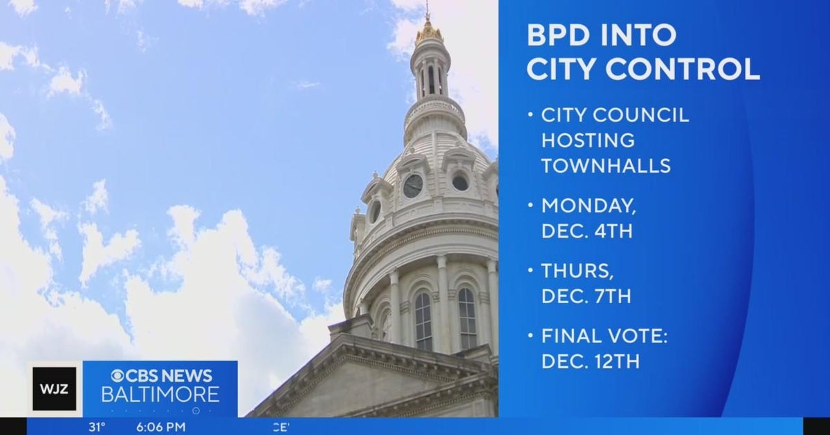 Baltimore City Council to discuss local control of Baltimore Police ...