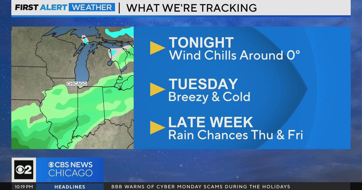 Chicago First Alert Weather: Wind chills around zero overnight - CBS ...