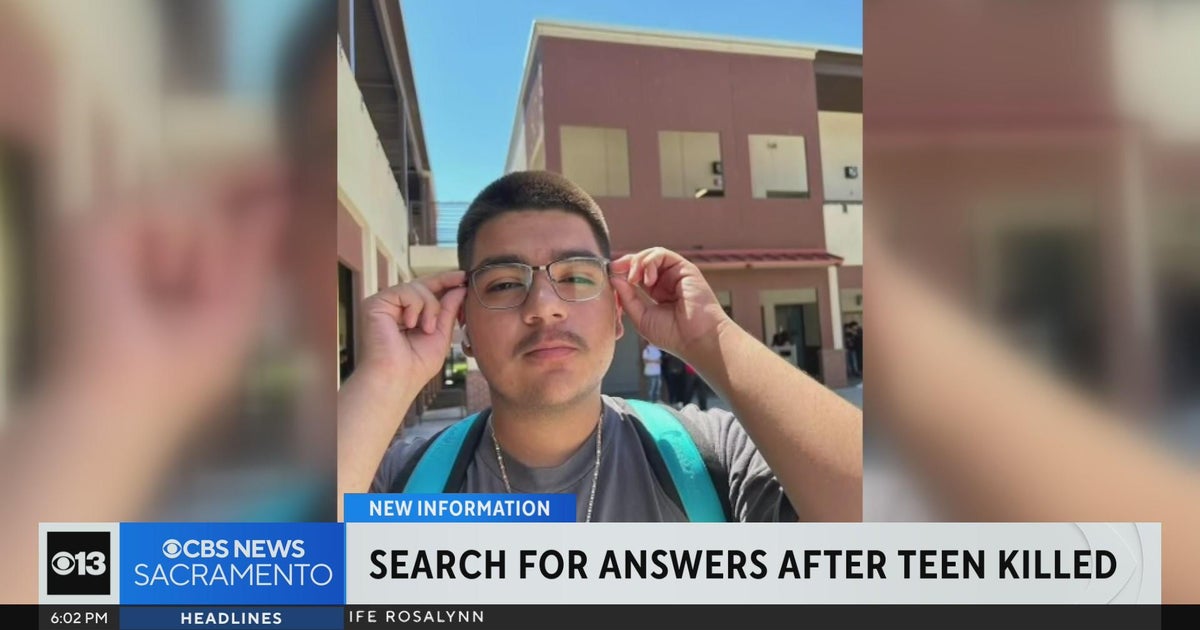 Search for answers continues after Lodi teen killed CBS Sacramento(00)
