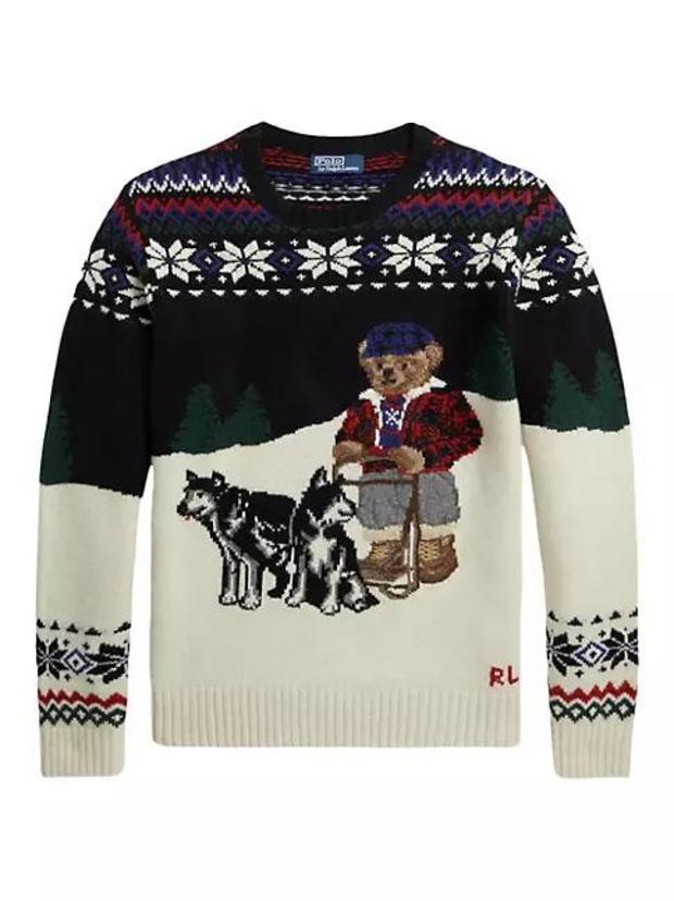 Polo Ralph Lauren Intarsia Wool Crewneck Sweater 