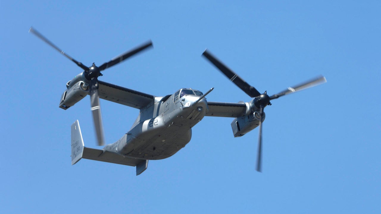 Large part of U.S. Osprey that crashed in Japan found with 5 more crew members' bodies inside