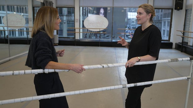 Sharyn Alfosni and Greta Gerwig