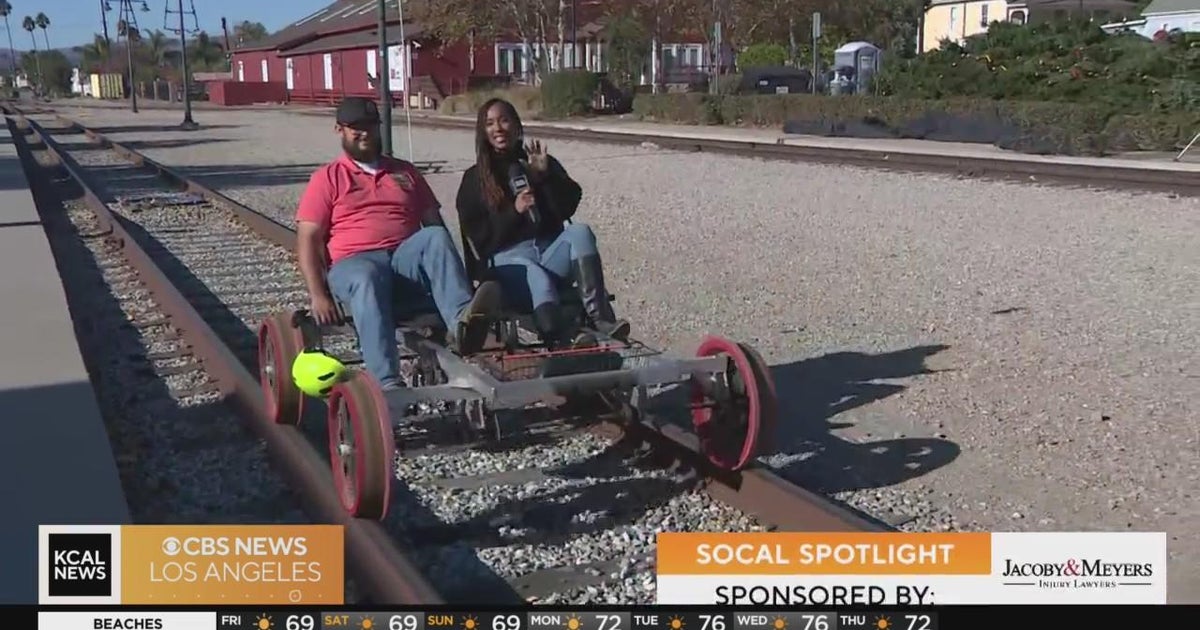 Sunburst Railbikes SoCal Spotlight CBS Los Angeles