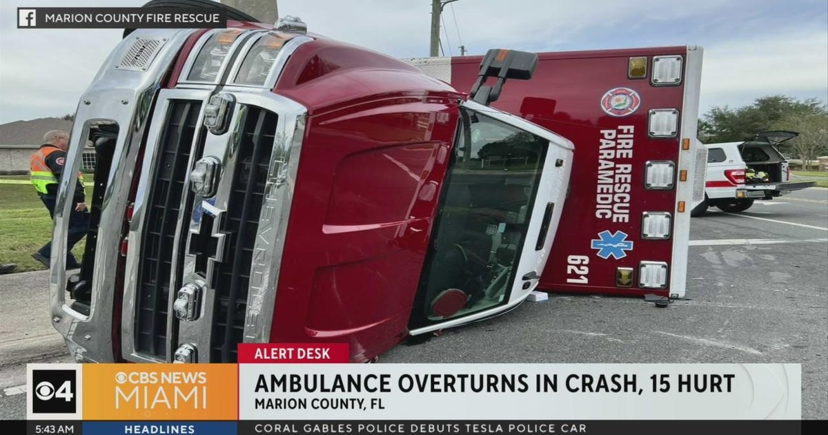 15 injured in central Florida crash involving an ambulance 15 injured in central Florida crash involving an ambulance