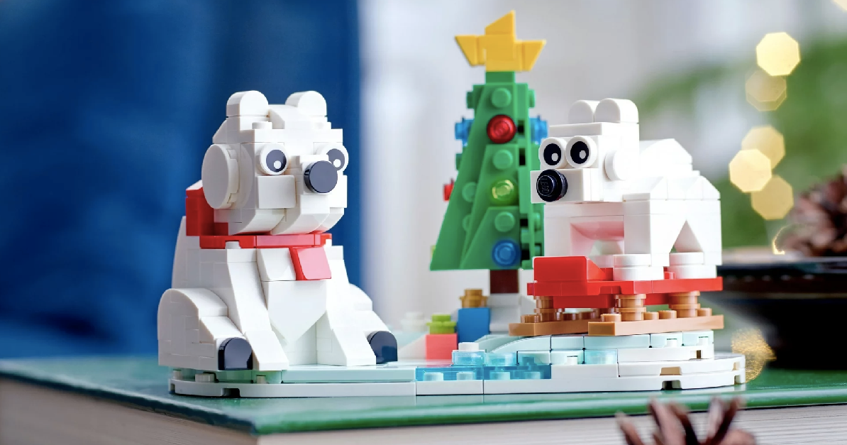 Lego top polar bear