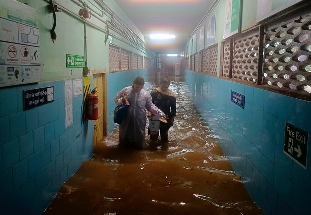 Cyclone Michaung makes landfall on India's east coast, with 8 deaths already blamed on the storm in Chennai