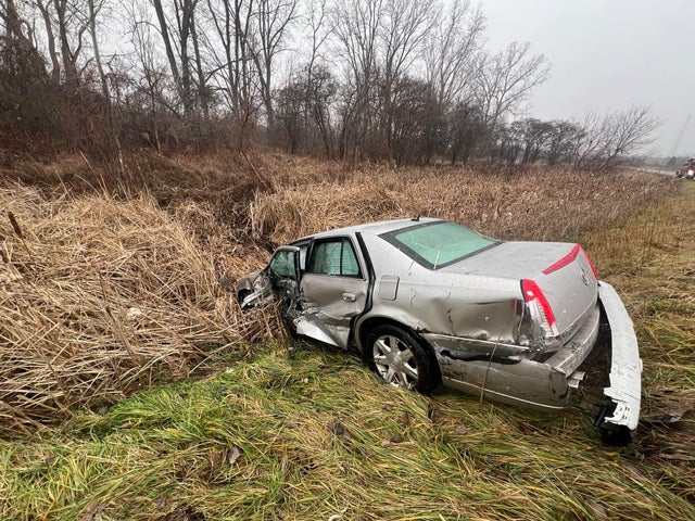 Two injured after elderly man attempted to make U-turn on I-94