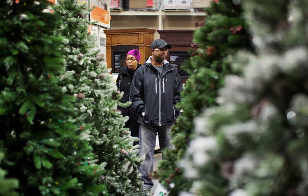 Christmas Tree Shopping at Home Depot