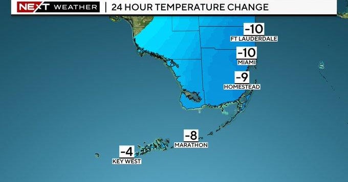 Miami weather: Seasonably neat air comes in South Florida Miami weather: Seasonably neat air comes in South Florida