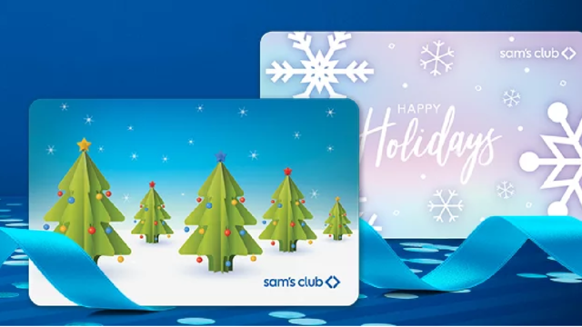 Sam's Club holiday gift cards 