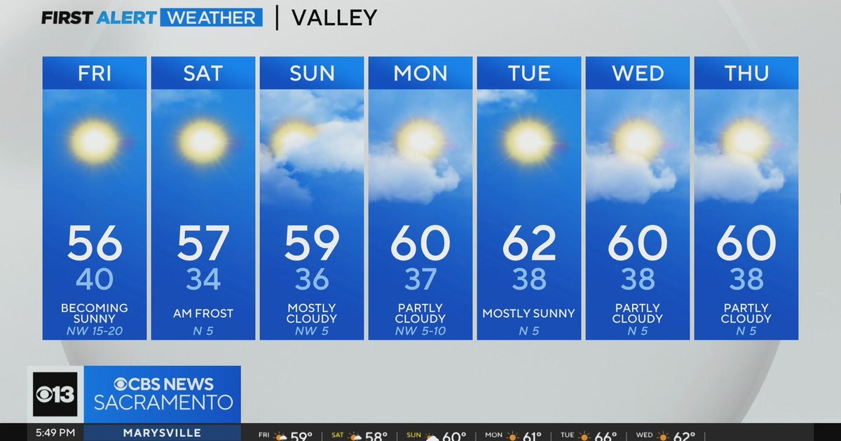 Thursday evening weather forecast - Dec. 7, 2023