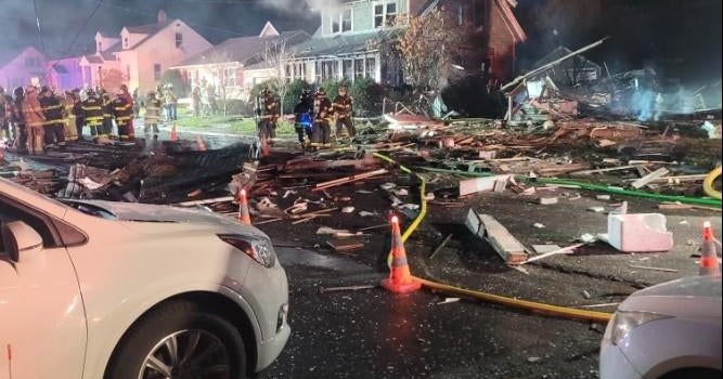 House explosion in upstate New York leaves 1 dead  CBS News House explosion in upstate New York leaves 1 dead  CBS News