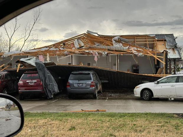 Clarksville Tennessee tornado damage 