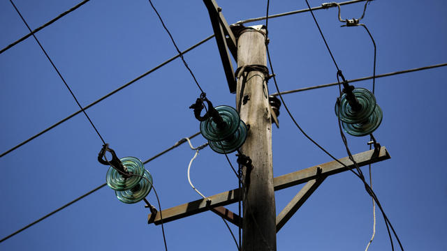 FILE PHOTO: A photograph shows an utility pole supporting wires for electricity distribution in Nairobi, Kenya 