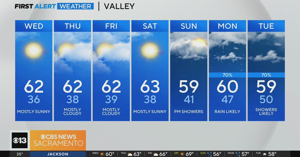 Wednesday morning weather forecast - Dec. 13, 2023