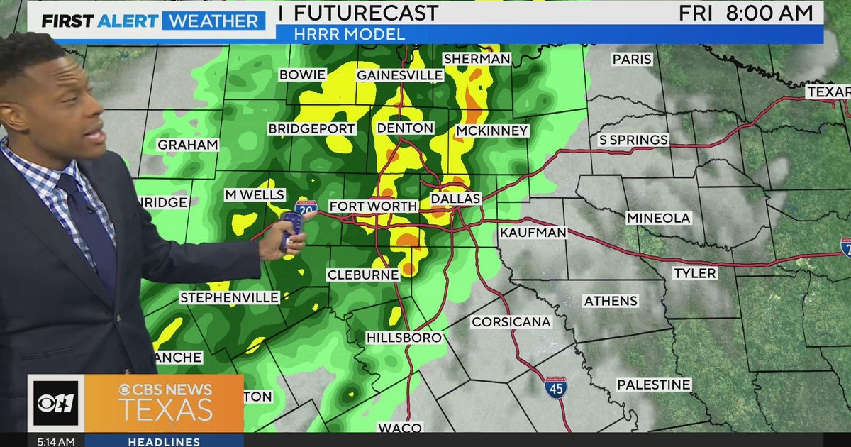 Cold rain coming to North Texas - CBS Texas