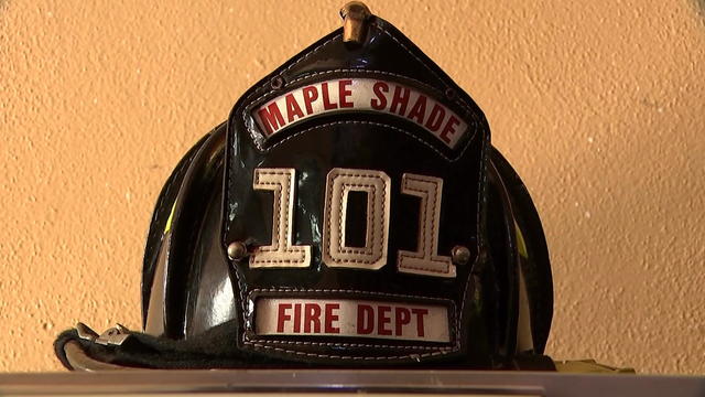 a fire helmet from Maple Shade Fire Department 