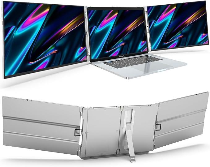 Oiiwak 15inch Larger Triple Portable Monitor 