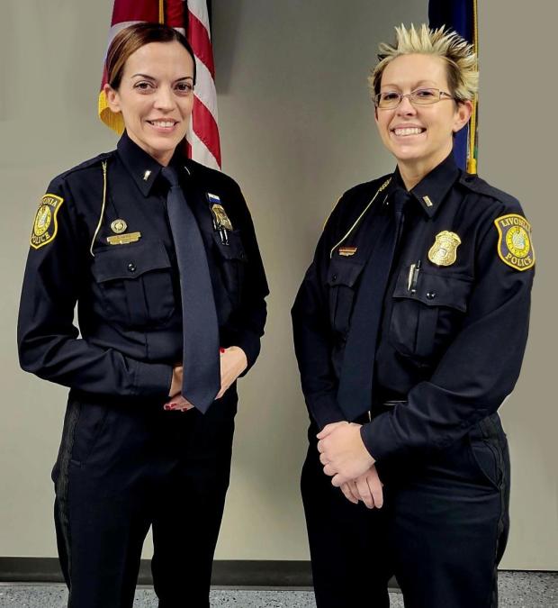 Livonia PD officers promoted 