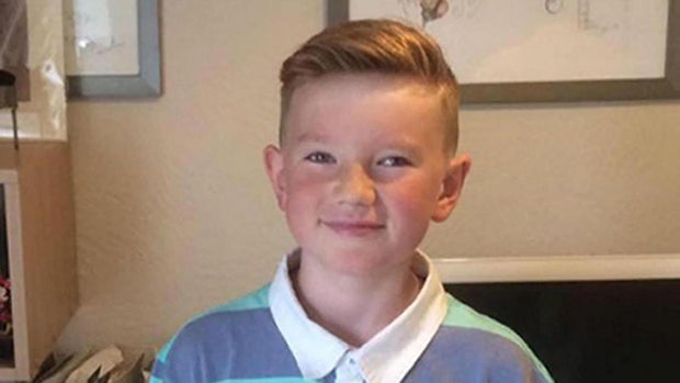 An undated still image shows Alex Batty, British boy missing since 2017 found in France