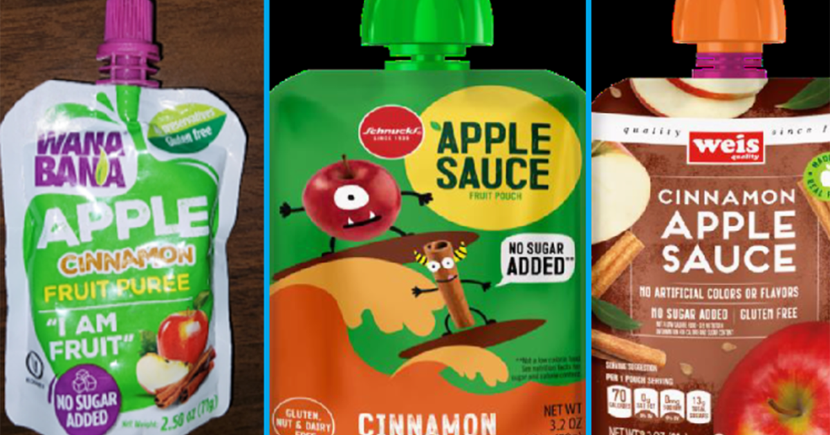 Recalled applesauce pouches likely contained lead due to a single cinnamon processor the FDA just identified