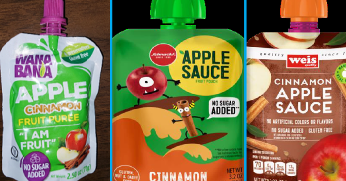Recalled applesauce pouches now linked to more than 200 lead poisoning cases in 33 states, CDC says Recalled applesauce pouches now linked to more than 200 lead poisoning cases in 33 states, CDC says
