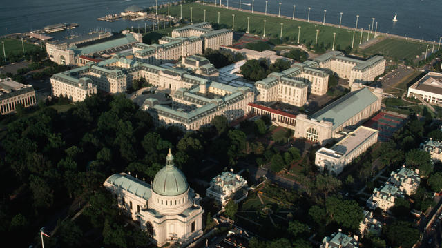 Aerial View of the United States Naval Academy 