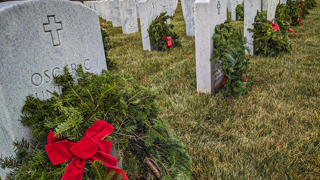 Wreaths Across America event at The Great Lakes National Cemetery 