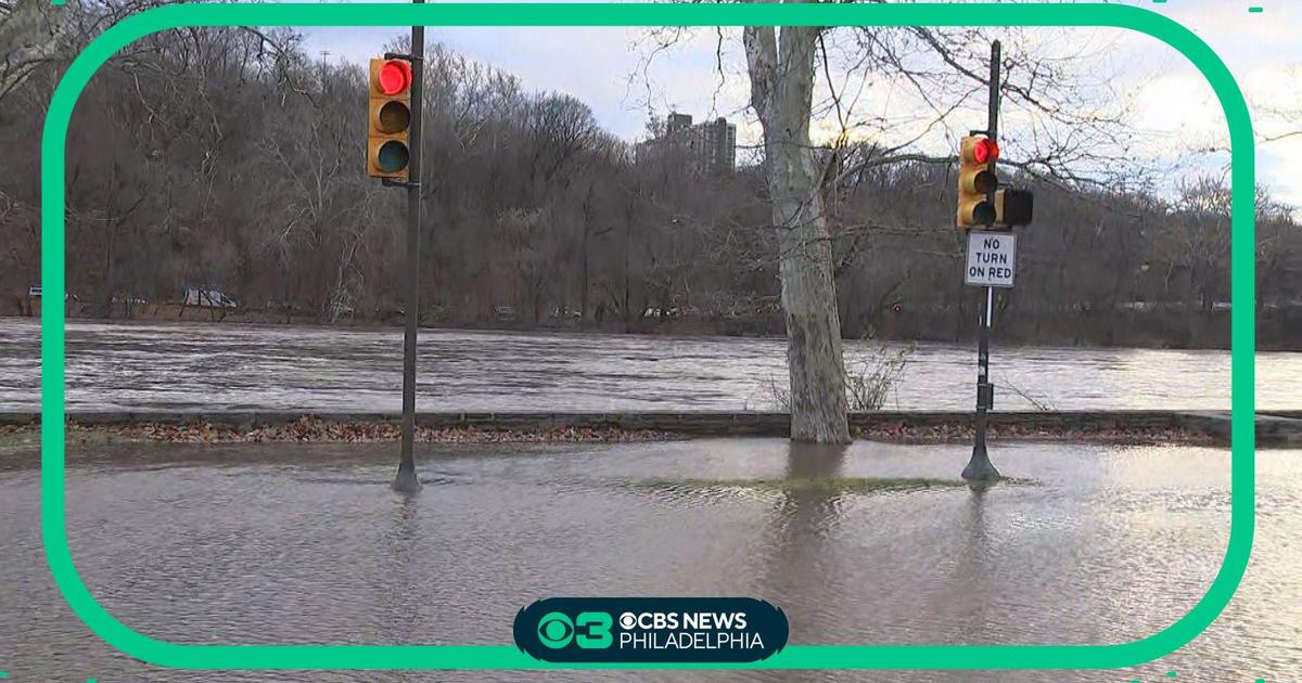 Kelly Drive closed after heavy rain causes flooding CBS Philadelphia