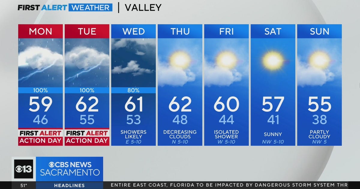 Sunday evening weather forecast - Dec. 17, 2023