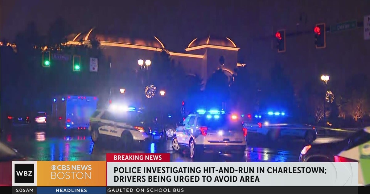 Police investigating Charlestown hitandrun crash CBS Boston