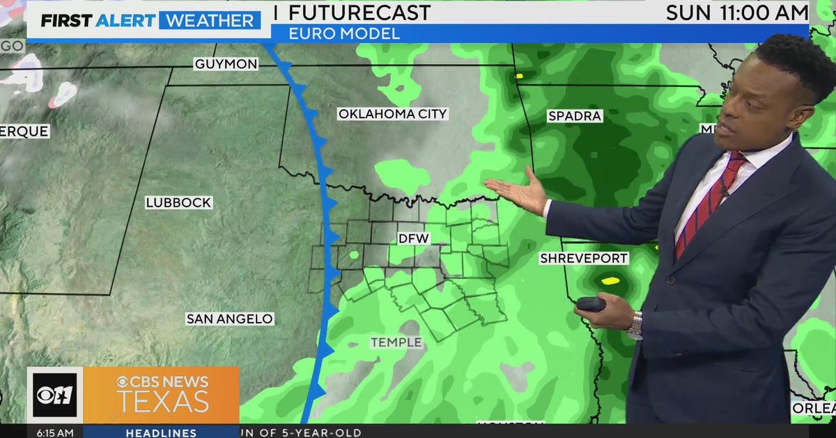 Clear today but rain is on the way for Christmas Eve - CBS Texas