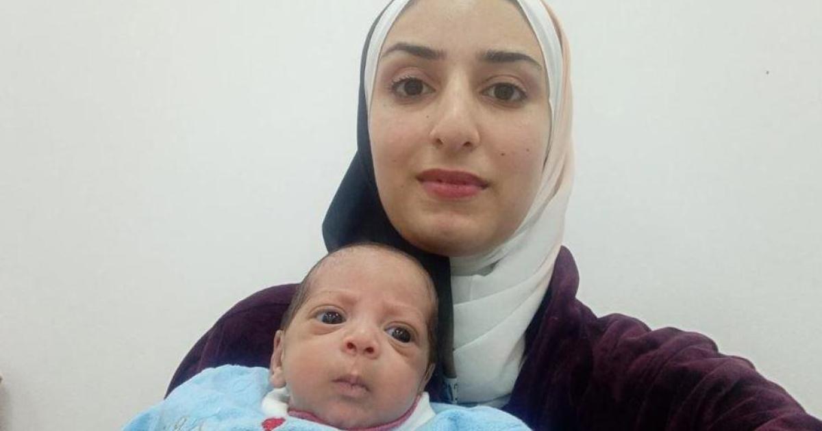 Gaza mother "lost hope" that her son, born in a war zone, had survived. Now they're finally together.