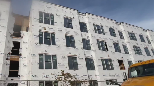 Dallas housing under construction