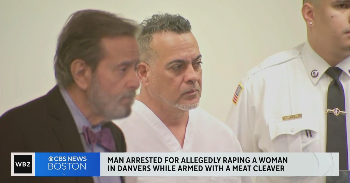 Man charged with raping woman while armed with meat cleaver in Danvers - CBS Boston