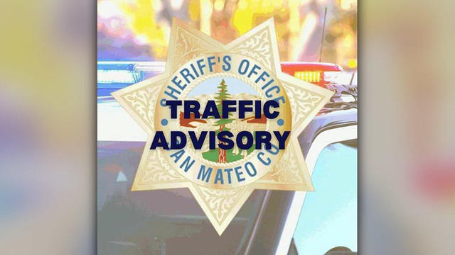 San Mateo Sheriff Traffic Advisory 
