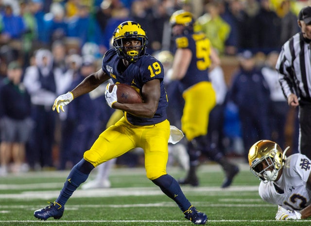 Michigan Sainristil's Switch Football 