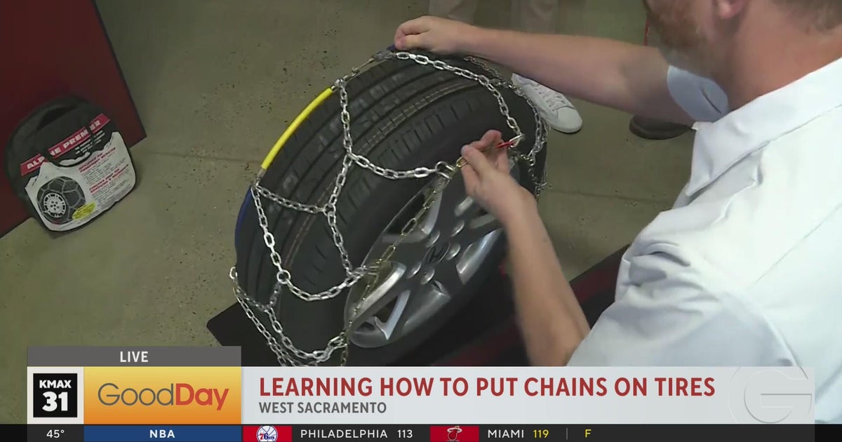 Tire chain lessons! Good Day Sacramento