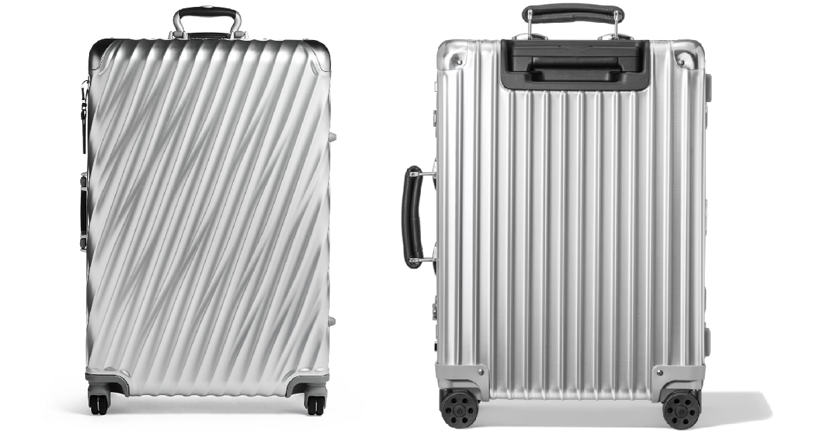 Away suitcase vs rimowa sales