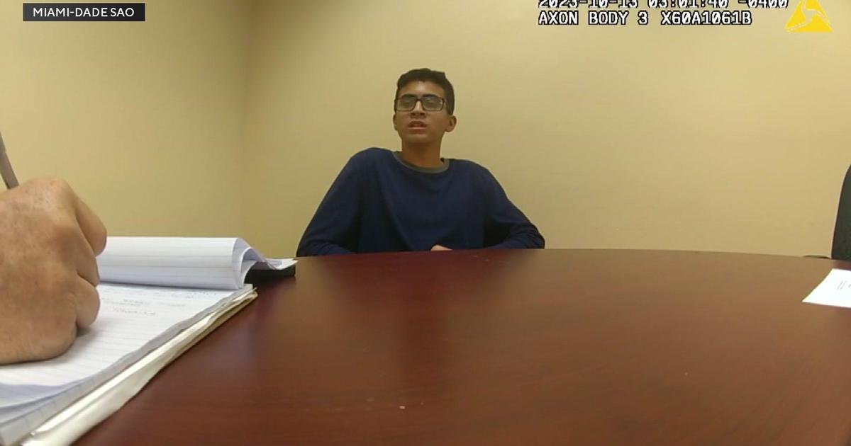 Law enforcement video displays Hialeah teen Derek Rosa, 13, confessing to killing sleeping mom