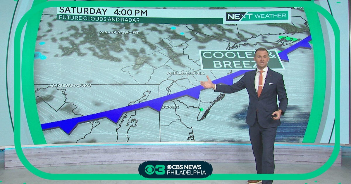 NEXT Weather: Sunshine returns! - CBS Philadelphia