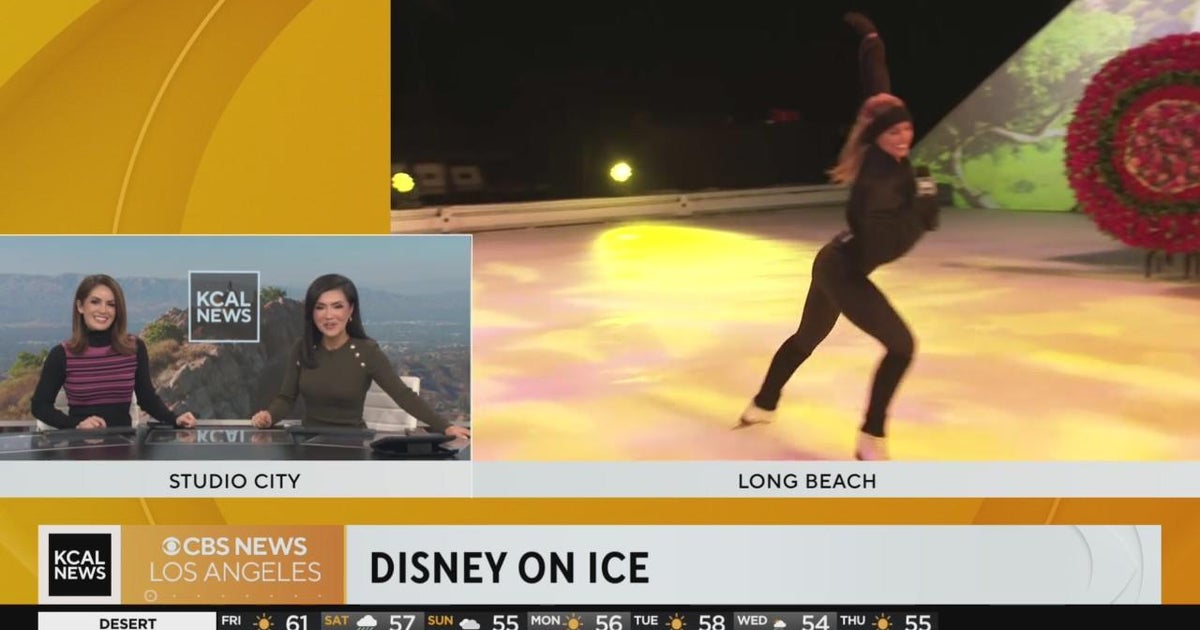 KCAL’s Amanda Starrantino shows off her ice skating skills - CBS Los ...